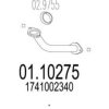 MTS 01.10275 Exhaust Pipe